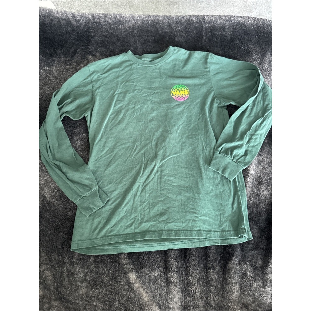 Kids Size XL Lomg Sleeved Shirt By Vans‎ Hunter Green